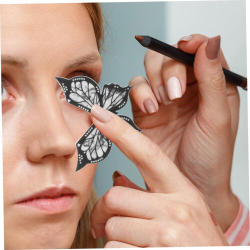 Στενσίλ Eyeliner σε σχήμα πεταλούδας, υλικό σιλικόνης για αρχάριους 1