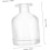 Vintage diffuserflesje, parfumflesje, versiering voor diffuser, flesje voor etherische olie, parfumproefflacon. 2