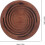 Diffuser voor etherische oliën in de auto, decoratief, aromatherapie, ronde houten diffuser voor etherische oliën. 2