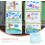 Malbeutel für den Kindergarten, A4-Format, horizontal, 3 Fächer, blau 1