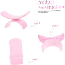 Manicure Arm Rest U Shape Nail Rest Cushion Portable Pink Nail Art Tool Hand Support Salon Use