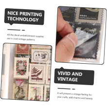 Vintage-Sticker für Journaling, Scrapbooking, Haustier-Stickerbögen, ästhetisches Reise-DIY-Material