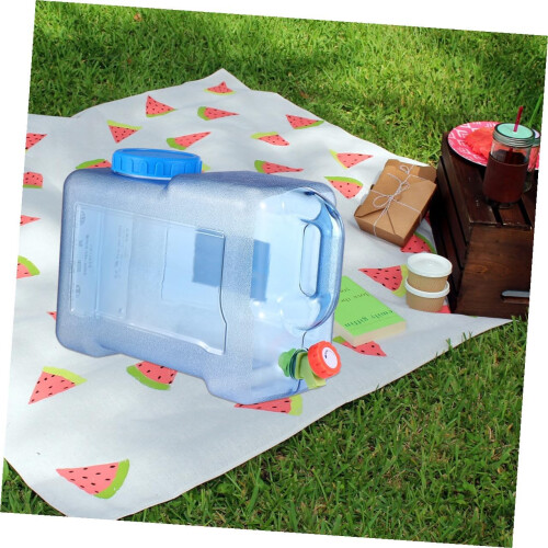 Container to Water Handle 12l Faucet with and Plastic Portable Use 1