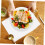 Nordic Style Dish White Ceramic Plates Embossed Rabbit Pattern Dinner Plates for Home Dining 3