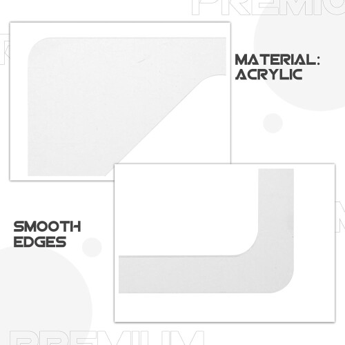 Tocător acrilic ușor de depozitat compatibil cu materialele tocătorului 3 buc 2