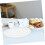 Nordic Style Dish White Ceramic Plates Embossed Rabbit Pattern Dinner Plates for Home Dining 7