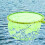 Red de pesca desmontable con cabezal de 30 cm, malla verde fluorescente. 6