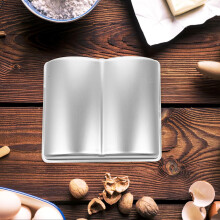 Model de tort din aliaj de aluminiu, model de tort în formă de carte, tavă rezistentă la căldură, design versatil, ustensile de copt creative