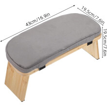 Ergonomischer, klappbarer Holzstuhl mit Kissen – Tragbare Seiza-Gebetsbank