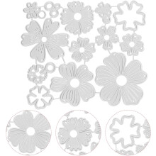 Flower Metal Cutting Die Carbon Steel DIY Craft Stencil Handcraft Tool