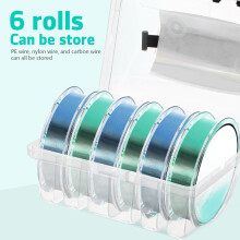 Multifunctional Fishing Line Storage Box 155mm x 120mm Plastic Fishing Line Organizer