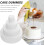 4pcs Foam Cake Models Cake Decorating Props White Round Creative Lightweight 3
