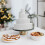 4pcs Foam Cake Models Cake Decorating Props White Round Creative Lightweight 4