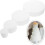 4pcs Foam Cake Models Cake Decorating Props White Round Creative Lightweight 7