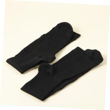 Kompressionsstrümpfe Damen Wadenstrumpfhose Schwarz Größe S/M Elastische Sport-Beinkompressionsmanschette