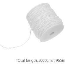 Faux Pearl Garland Long Pearl String Beads for Wedding Christmas Tree DIY Craft Decoration for Parties