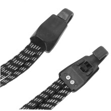 Schwarzes, hochbelastbares Bungee-Seil mit Haken, elastischer Fahrradgurt zur Befestigung von Outdoor-Gepäck und zur Sicherung von Fahrradausrüstung