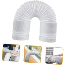 Flexibele kunststof afvoerslang voor airconditioner met stevige adapter, eenvoudig te verwijderen en lekvrij.