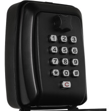 Wandmontierter Schlüsseltresor mit Zahlencode, kleiner wasserdichter Metall-Schlüsselsafe