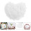 1bag White Mini Craft Foam Balls Lightweight Smooth Texture Decorative Beads 1