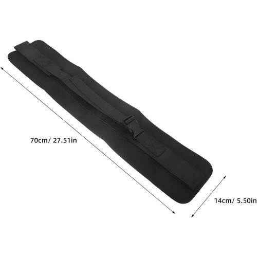 Hip Thrust Belt for Workout and Exercise, Adjustable Black Hip Thrust Strap 1