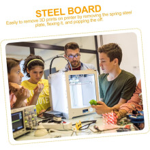 PEI Magnetische Stahlplatte für Druckerbauplatte, runde magnetische Stahlplatte zum Drucken