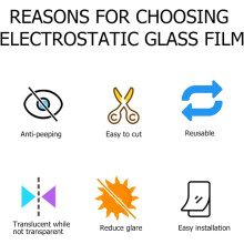 Static Cling Window Stickers Film Easy to Use and Remove Colorful Wardrobe for and Door