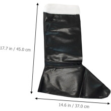 Christmas Boots Shoes Santa Boot Costume for Party Favors Santa Claus Costume Supplies for Xmas Party Decoration
