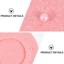 Chapéu de berete para meninos e meninas Chapéu casual e ao ar livre protege dos raios UV Rosa