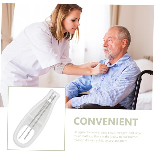 Button Hook Dressing Aid and Zipper Pulling Tool for Dexterity Assistance 2