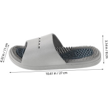 Fußmassage-Slipper für Herren, rutschfeste Badeschuhe, atmungsaktive Hausschuhe mit Fußgewölbeunterstützung