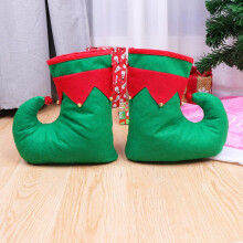 Pălărie de elf de Crăciun, pantofi ineditivi, amuzant, favoruri de petrecere de Crăciun, recuzită foto pentru cosplay, vacanță de Crăciun