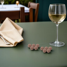 1 zakje middelgrote geroosterde eikenhouten whiskybrouwblokjes van eikenhout, natuurlijk hout, gemakkelijk te gebruiken.
