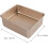 Non-Stick Cake Pan Square Baking Pan Stainless Steel Uniform Heating Easy to Clean Practical Bakeware 2