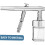 Contenitore per sapone a pressione, dispenser per sapone da cucina, nero, in plastica ABS e PP, design semplice e pratico. 4