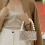 Pearl Chain Handbag Strap 30cm Metal Bag Chain Replacement DIY Purse Handle 8