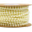 4mm Beige Cotton Thread Plastic Beads String 10m Roll DIY Beads Chain Garland 2