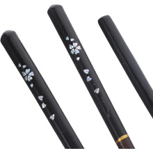 Set de tacâmuri în stil japonez, material din lemn, design simplu și elegant, ușor