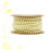 4mm Beige Cotton Thread Plastic Beads String 10m Roll DIY Beads Chain Garland 7