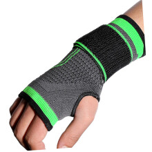 Fitness polsbanden, polsbeschermers voor krachttraining, halfvingerige handschoenen, ademende compressiehandschoenen voor de duim tijdens het sporten.