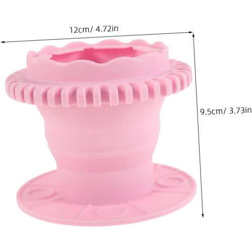 Makeup Brush Holder Comb Cleaner Brush Folding Makeup Sponge Cleaner Box 1