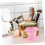 Makeup Brush Holder Comb Cleaner Brush Folding Makeup Sponge Cleaner Box 4