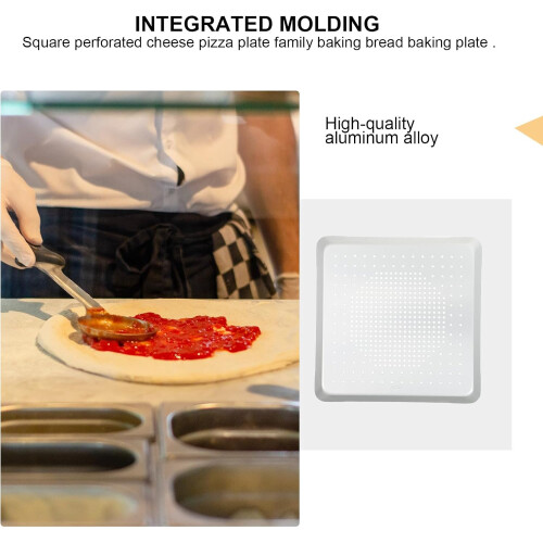 Quadratische Backform aus Aluminiumlegierung, Pizzablech 2