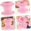 Makeup Brush Holder Comb Cleaner Brush Folding Makeup Sponge Cleaner Box 8