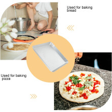 Vierkante bakvorm van aluminiumlegering, pizzabakplaat