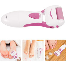 Remotor de calus do pé elétrico Arquivo de pé elétrico Ferramenta de pedicura impermeável de cor rosa