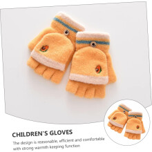 Guantes decorativos bordados con dibujos animados, guantes térmicos para niños y niñas, manoplas de estilo surtido.