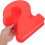 Red 3d Silicone Number Cake Molds for Baking 5 Pcs Professional Appearance 3