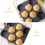 8-Cavity Silicone Hamburger Mold Multi-Grid Burger Pan Round Non-Stick Smooth Design 1
