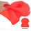 Red 3d Silicone Number Cake Molds for Baking 5 Pcs Professional Appearance 5